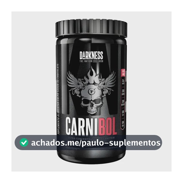 Proteina Da Carne Carnibol Zero Lactose 900g Darkness Integr