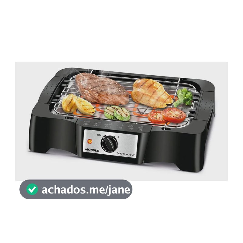 Churrasqueira Elétrica Mondial 1200W CH-07