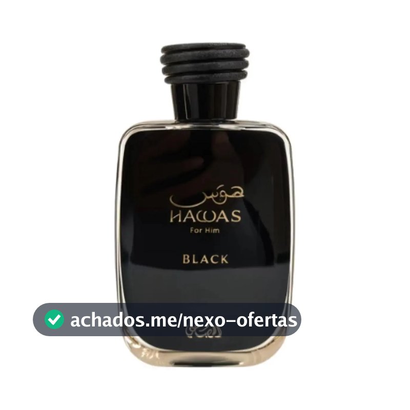 Perfume Árabe Hawas Black Rasasi Masculino 100ml Edp