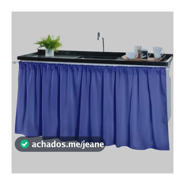 Cortina Pia Cozinha Armário 1,40x80 Decoração Oxford Barato