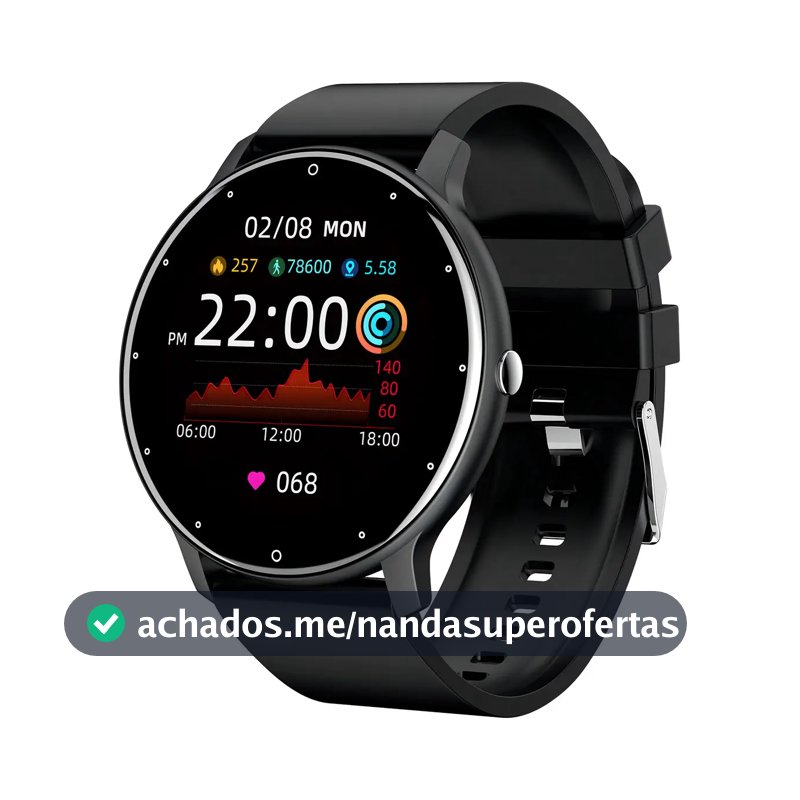 Smartwatch HZ-ZL02D Haiz Relógio Inteligente My Watch I Fit IP67 44mm Preto