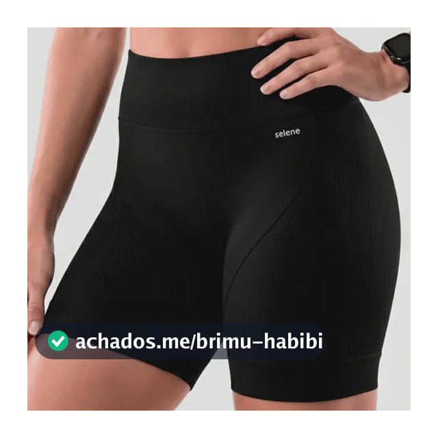 Short Selene Bermuda Feminina Dry Fitness Anatômica Fit Leve