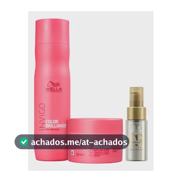 Wella Color Brilliance Sha +mascara +oil Light (peq)