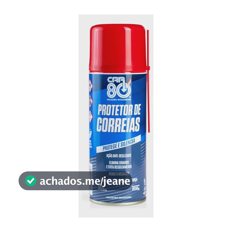 Protetor Silenciador De Correias Anti Chio Spray Car80 250ml