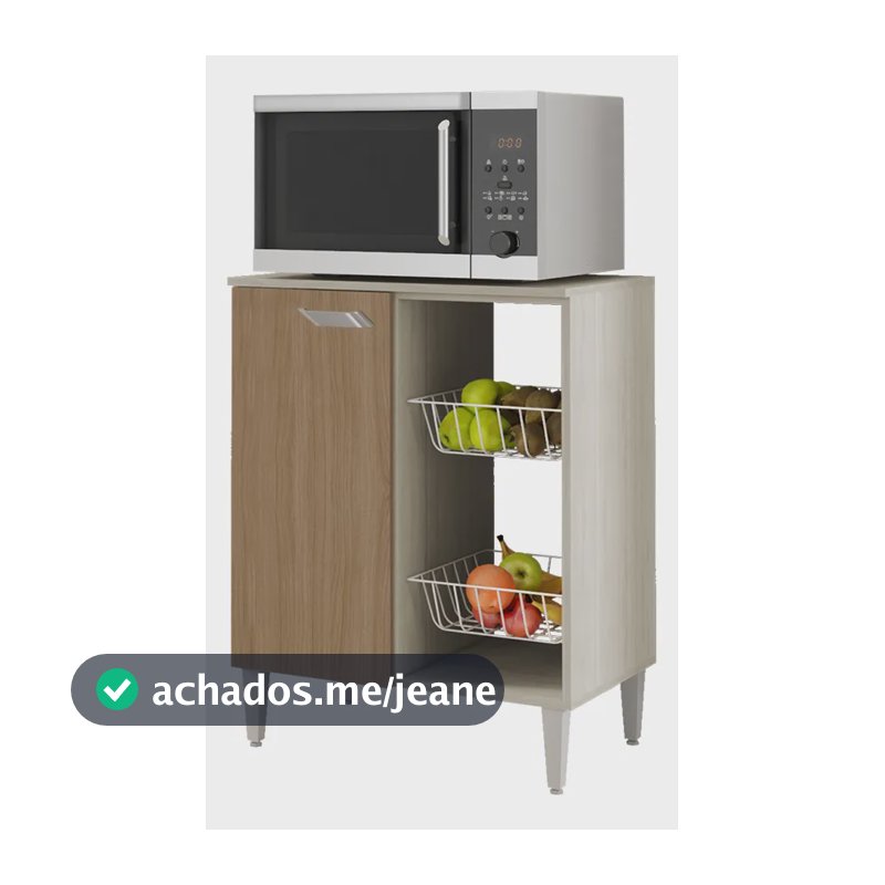 Fruteira Organizadora Para Cozinha Mel Elmo/mel