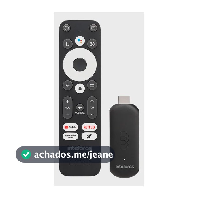 Smart Tv Stick Full Hd Intelbras Preto Padrão