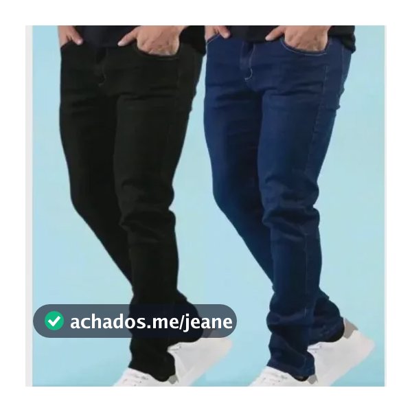Kit 2 Calças Masculina Com Elastano Linha Premium Nf