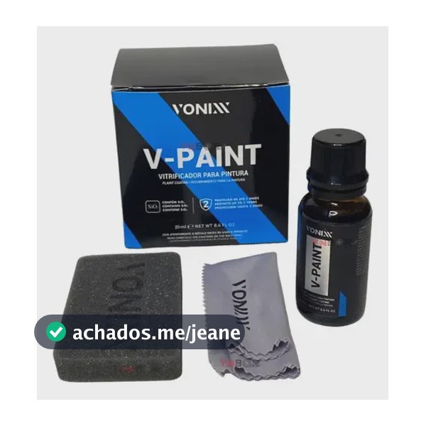 V Paint Vitrificador Pintura Automotiva Vpaint 20ml Vonixx
