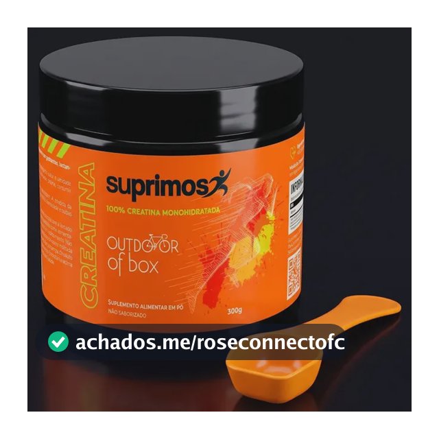 Creatina Monohidratada 100% Suprimos 300g