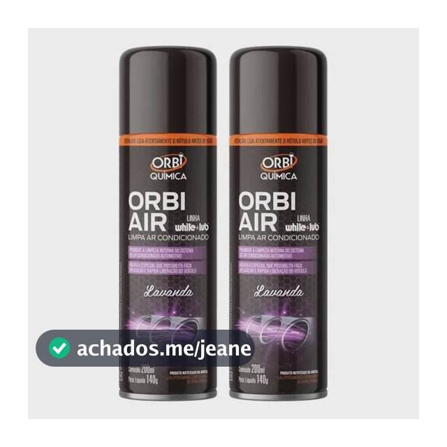 Kit C/ 2 Limpa Ar Condicionado Carro Higienizador Ar Spray