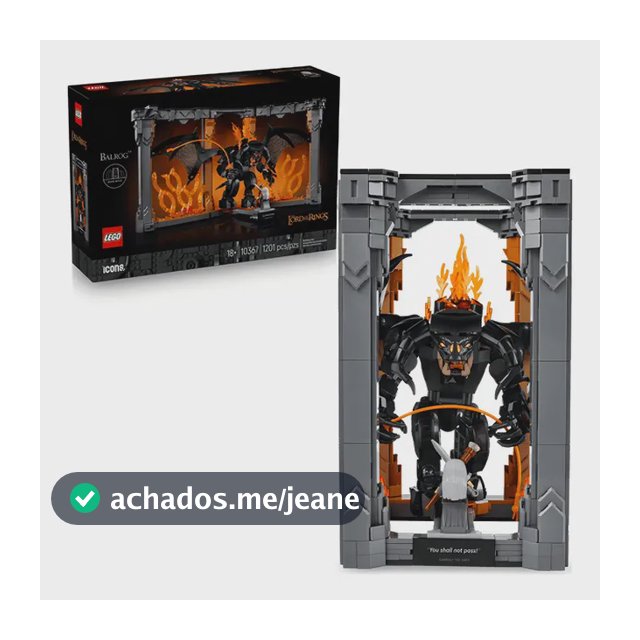 Ícones de Lego o Senhor dos Anéis Balrog 10367 1201 unidades 1201 Gandalf