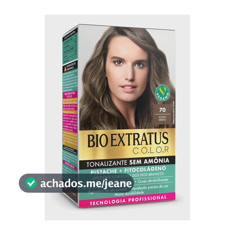 Tonalizante 70 - Louro Médio 135g Naturais