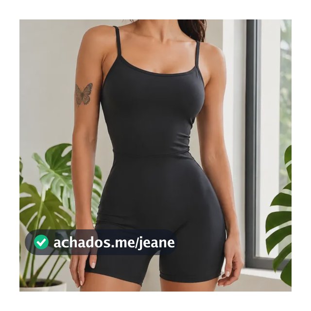 Macaquinho Feminino Fitness Academia Zero Transparência Preto Gg