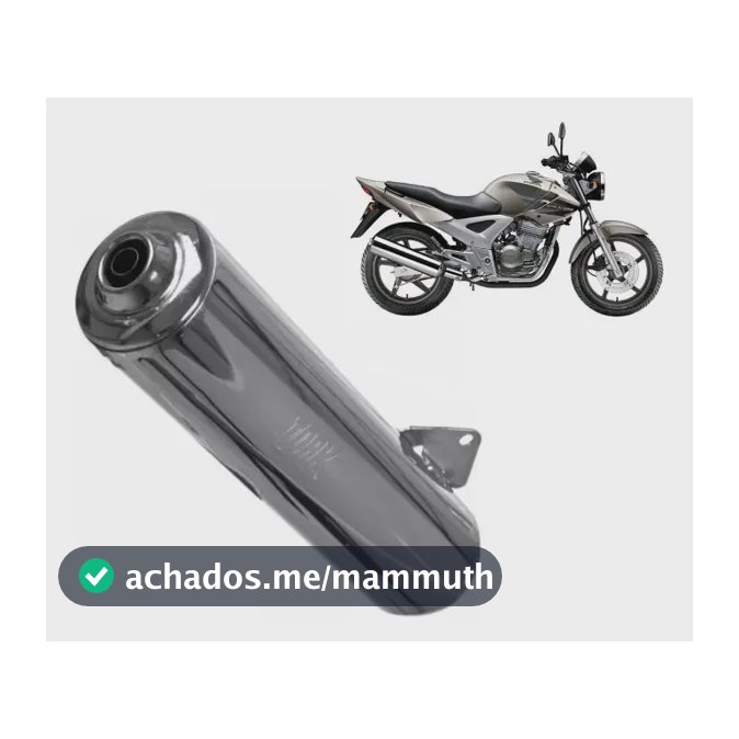 Ponteira Escapamento Modelo Original Cbx 250 Twister 01 A 08