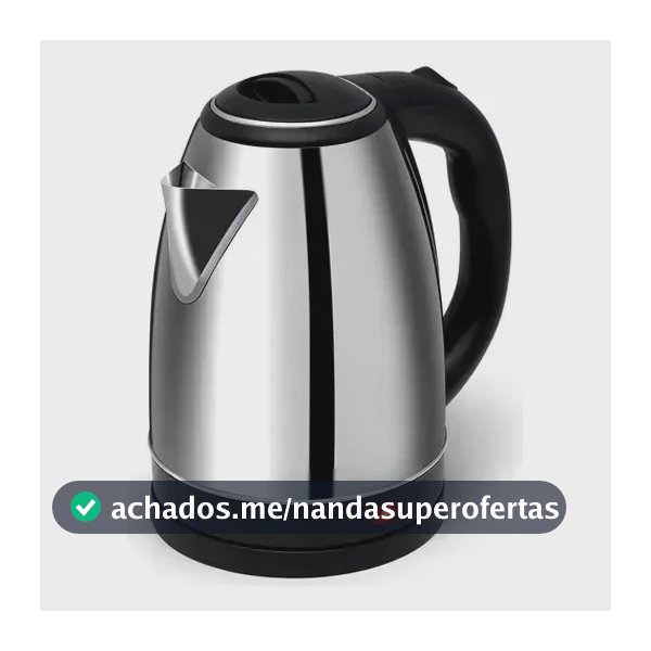 Chaleira Elétrica Inox Jarra 1,8 Litros Prateado 127v 1200w