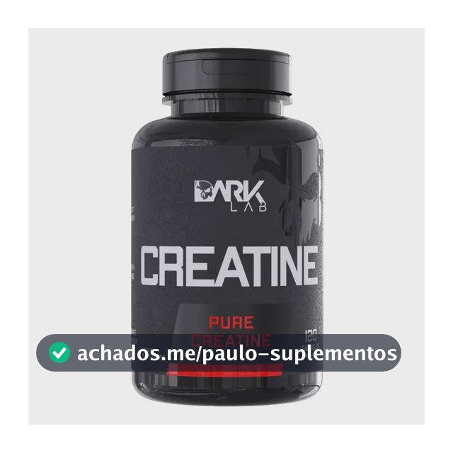 Creatina Dark Lab Premium em cápsula Sem sabor de 120 un