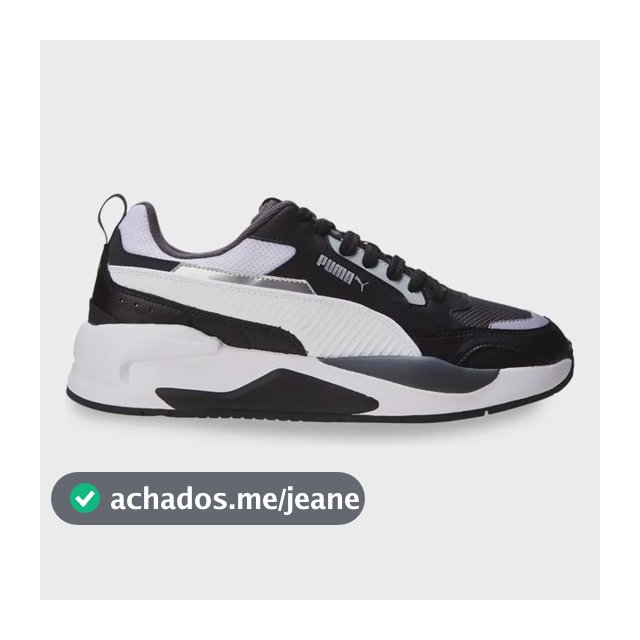 Tênis Masculino X-ray 2 Square Puma Puma Black-dark Shadow-puma White Liso 39