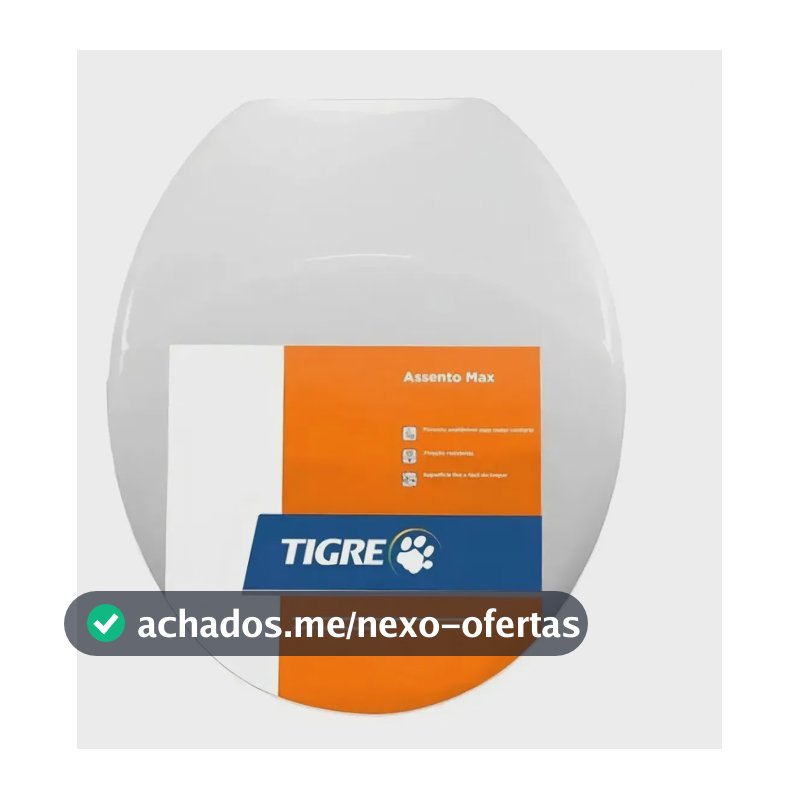 Assento Sanitário Max Branco Tigre