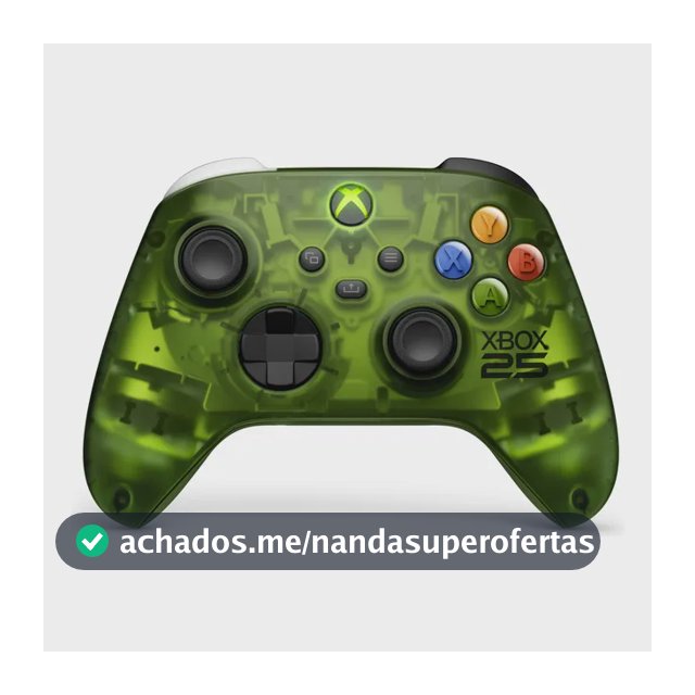 Controle Sem Fio Xbox Series X25 Edição Especial  Verde