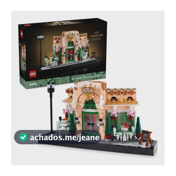 Lego Icons 10362 - Café Francês Quantidade De Peças 1101