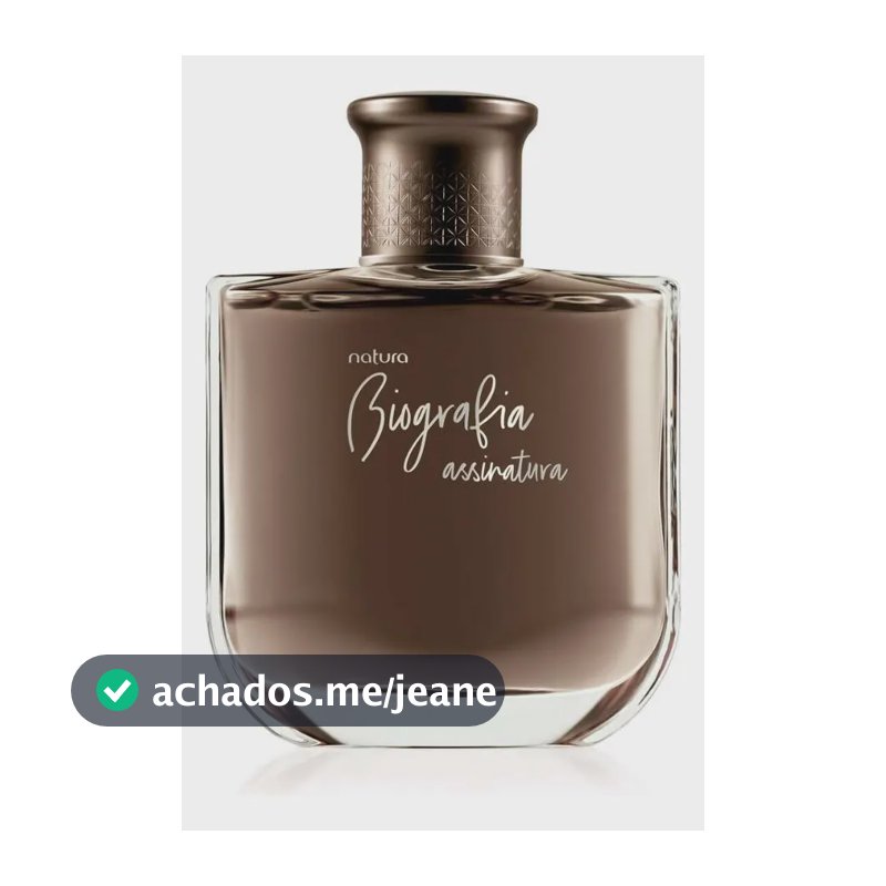 Natura Biografia Assinatura EDT 100ml para masculino