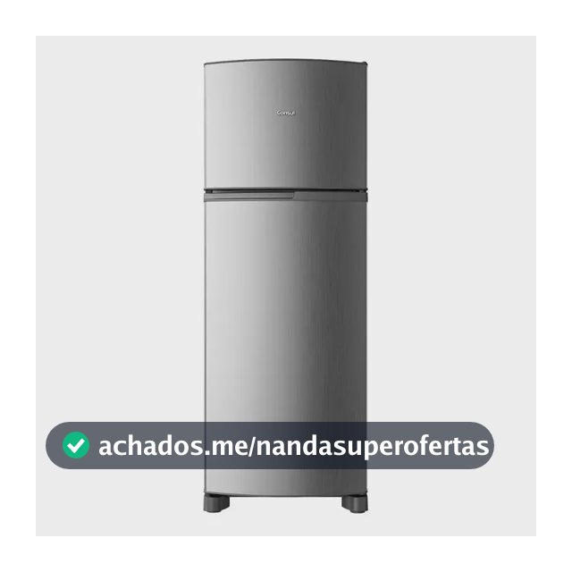 Geladeira Consul Frost Free 333 Litros Duplex Inox - CRM40MK