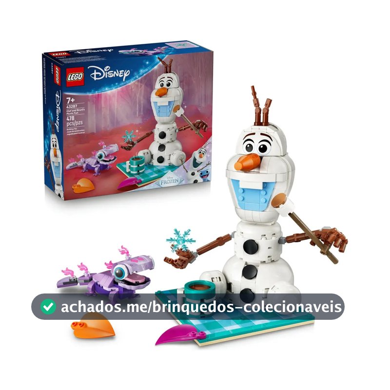 LEGO® | Piquenique divertido Disney Frozen de Olaf e Bruni 43287
