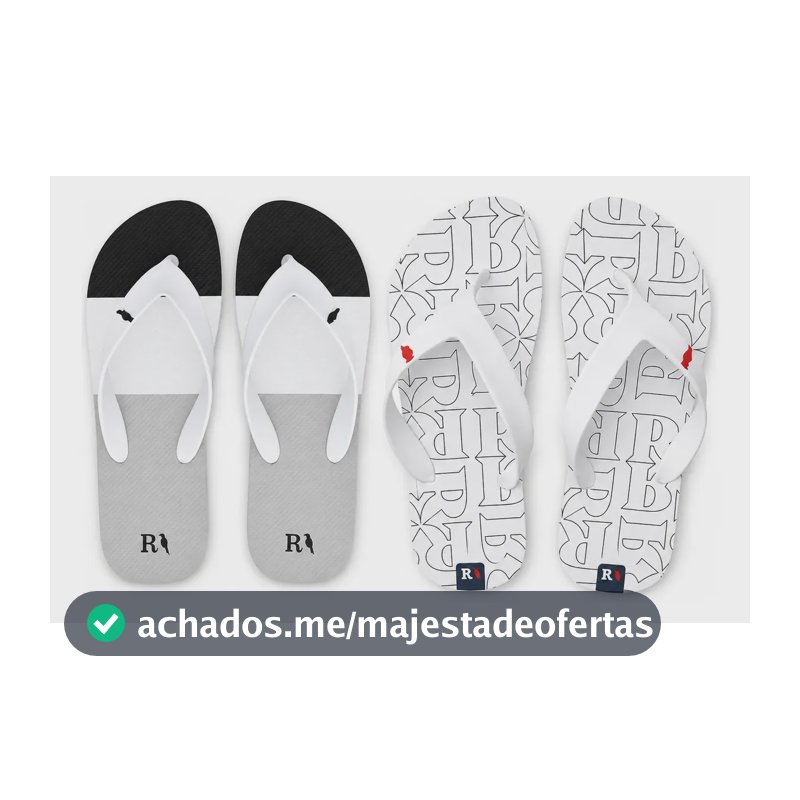 Kit 2 Pares Chinelo Masculino Reserva Confortável E Macio Ptocinza E R 41/42