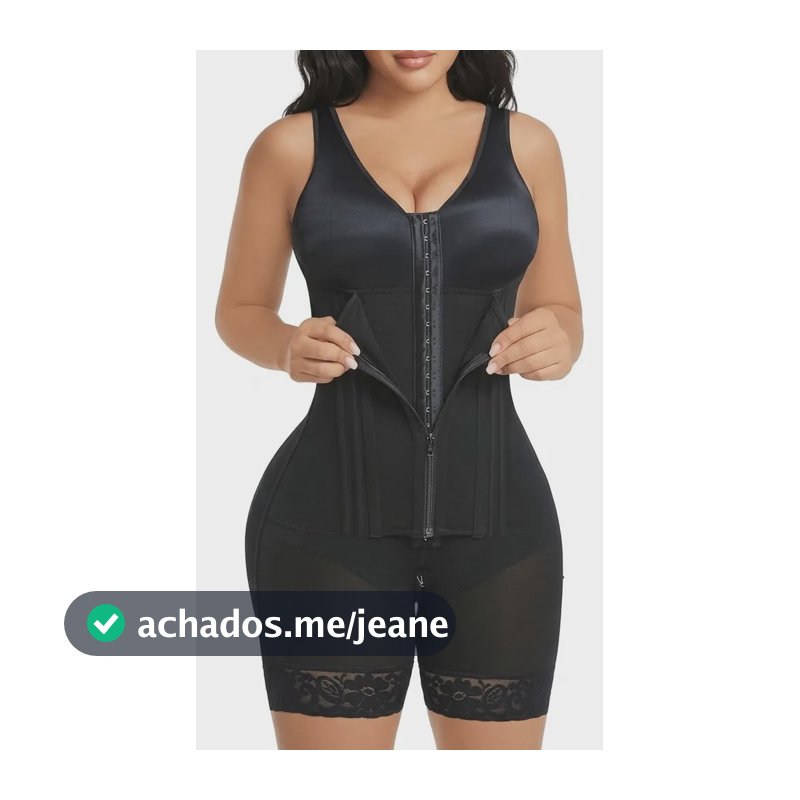 Cinta Modeladora Alta Compressão Feminina Realça Curvas Preto G