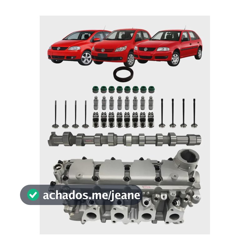 Kit Cabeçote Completo Novo Gol Voyage Fox G4 G5 G6 1.0 Ea111