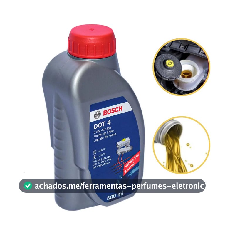 Fluido Oleo De Freio Dot 4 Bosch 500ml