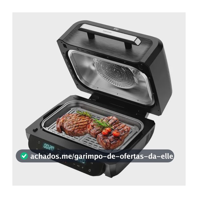 Fritadeira Elétrica Air Fryer Barbecue WAP Flame Digital Wc Ab1050 Com Painel Digital 220v