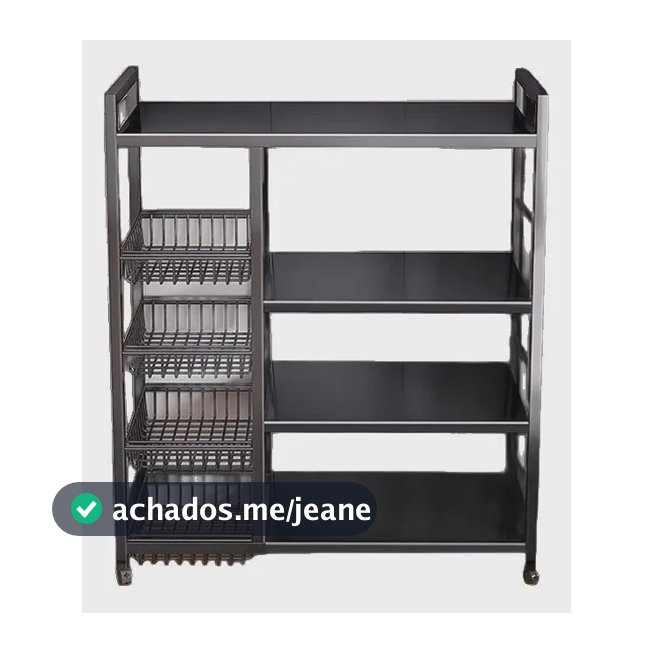 Fruteira Suporte De Chão Microondas Galão Forno Multiuso Aço