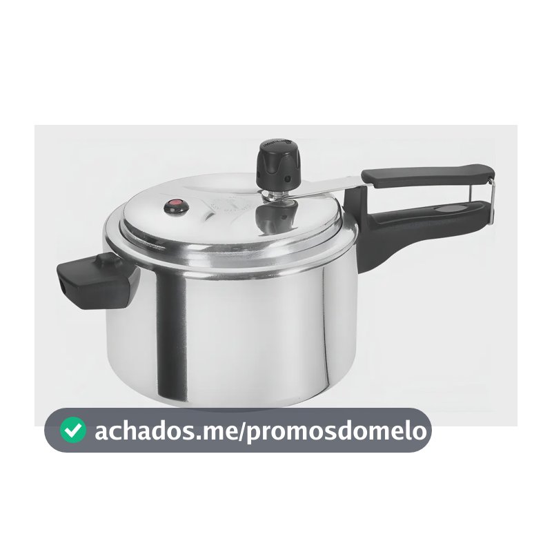 Aluminio Fort-lar Panela De Pressao Pequena 2,5 Litros Polida Cor Alumínio
