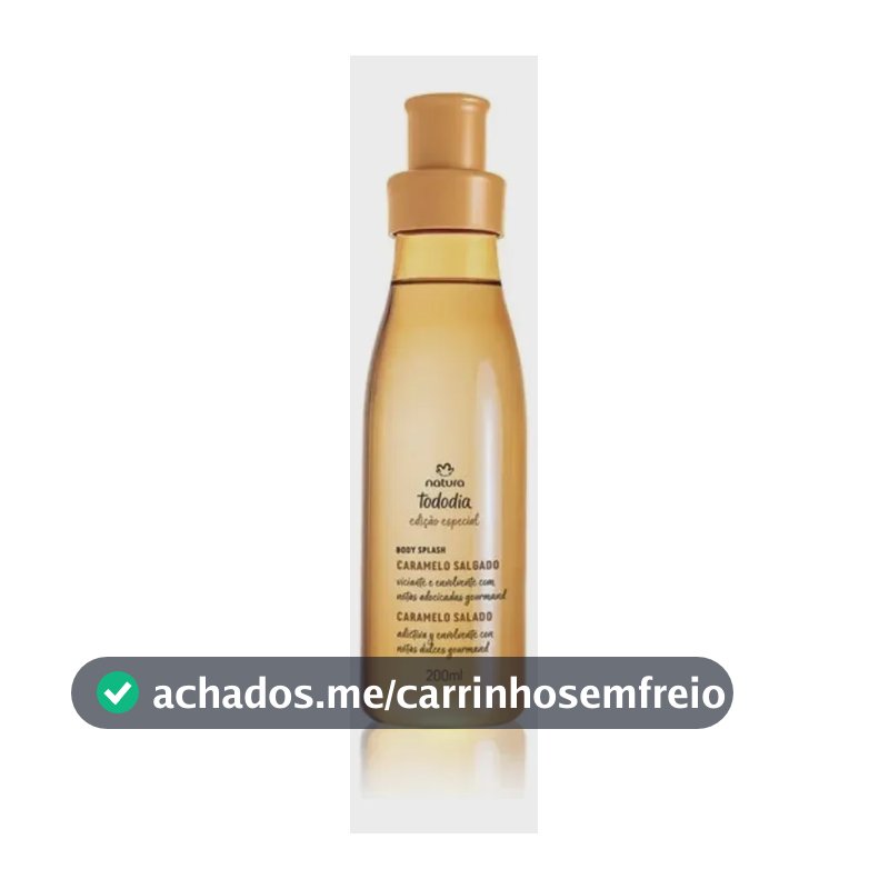 Body Splash Caramelo Salgado Natura Tododia 200ml