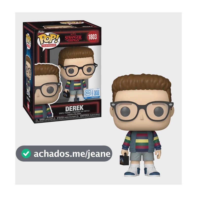 Boneco Funko Pop! Excl. Stranger Things T5 - Derek