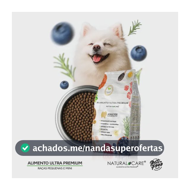 Ração Seca Naturalcare Ultra Premium Cães Adultos Raças Pequenas e Mini 10kg
