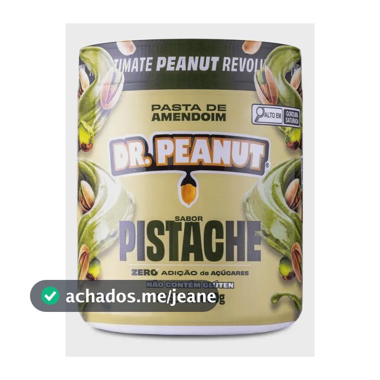 Pasta De Amendoim Sabor Pistache 600g - Dr. Peanut