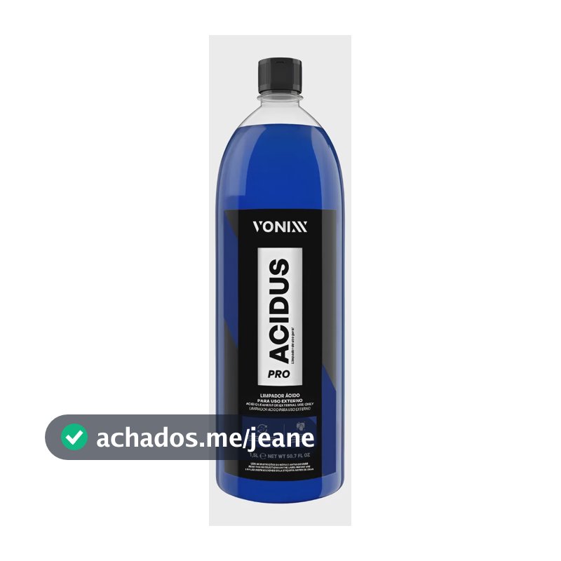 Acidus Pro Limpador Ácido Para Uso Externo Vonixx 1.5l