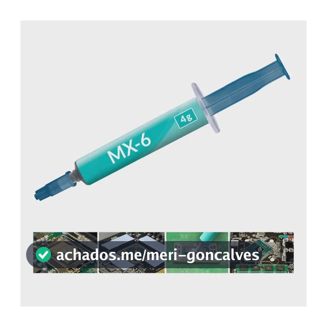 Pasta Térmica Mx-6 4g Em Seringa Para Pc Mx-6