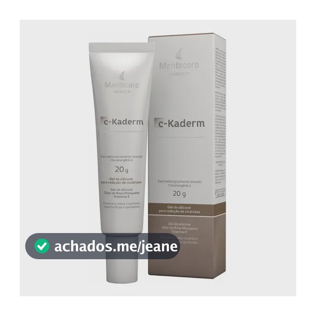 Mantecorp c-Kaderm gel de silicone para redução de cicatrizes 20 g