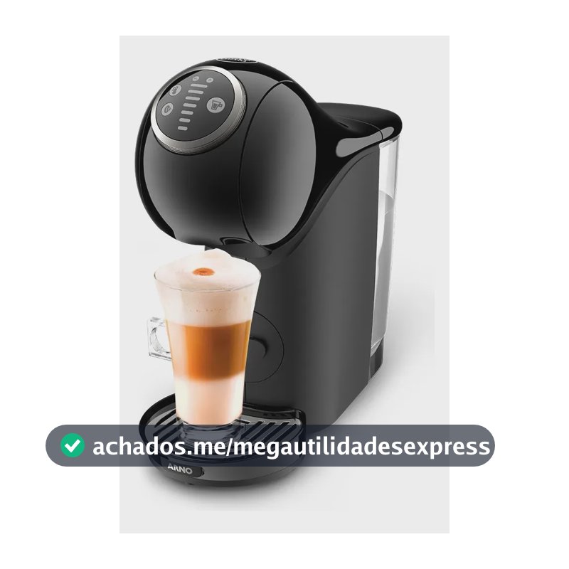 Cafeteira Nescafé Dolce Gusto Arno Genio S Plus Preto Cápsulas