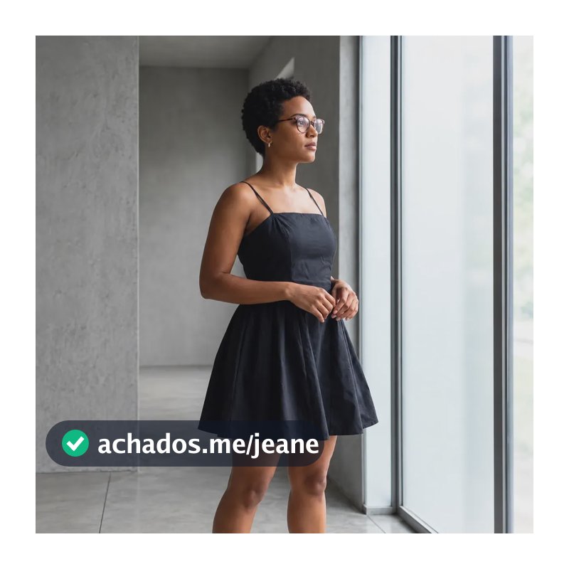Vestido Tricoline Preto Franzido  Balse Preto Liso M