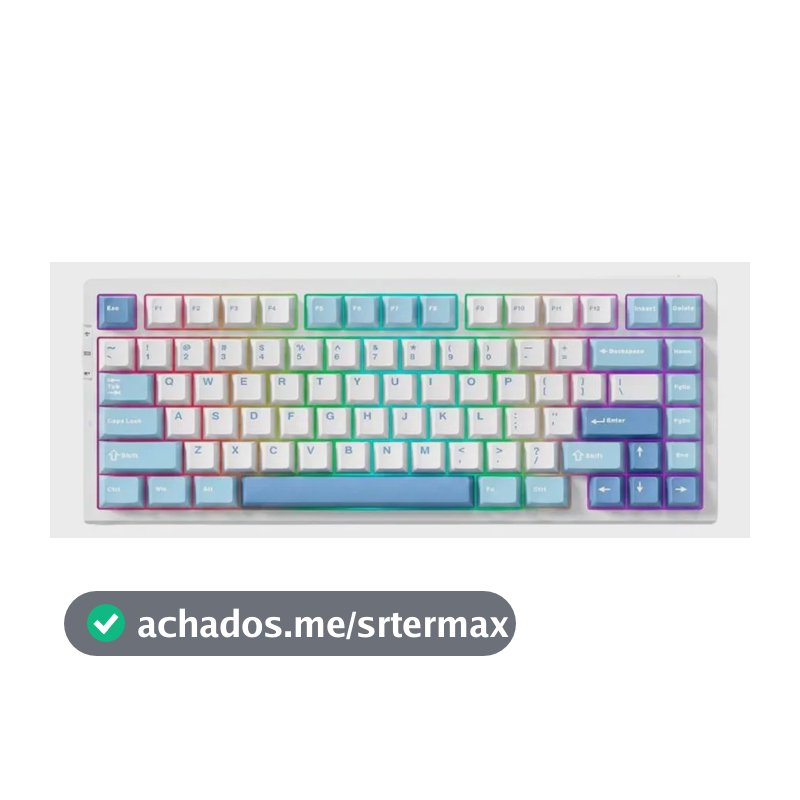 Teclado Mecânico Double Shot Mchose G75 Pro Tri-mode