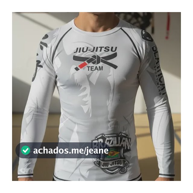Camisa Segunda Pele Rash Guard Jiu-jitsu Proteção Térmica
