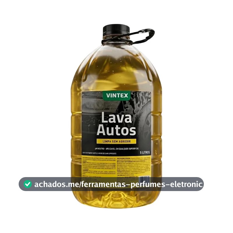 Lava Autos Vintex Vonixx 5l Shampoo Automotivo Ph Neutro