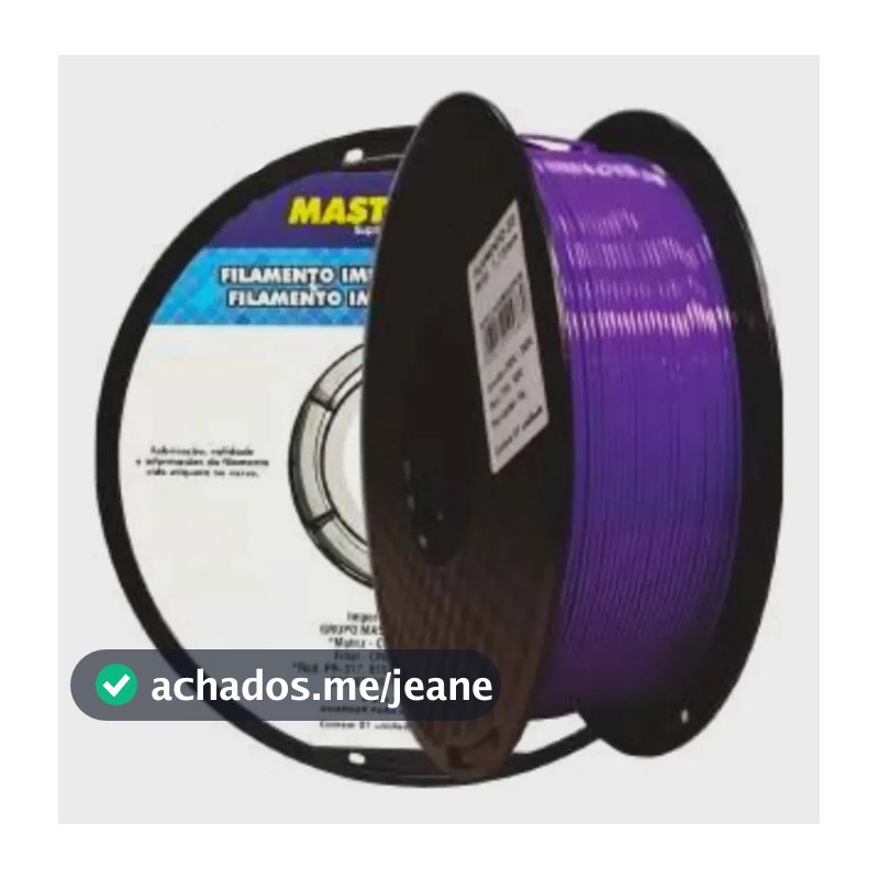 Filamento Impressora 3d Fluorescente Roxo Petg 1.75mm 1kg