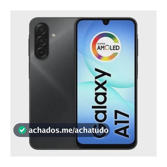 Celular Samsung Galaxy A17 Com Ia, 256gb, 8gb Ram, Câm De 50mp, Tela De 6.7 , Nfc, Ip54 - Preto 4G