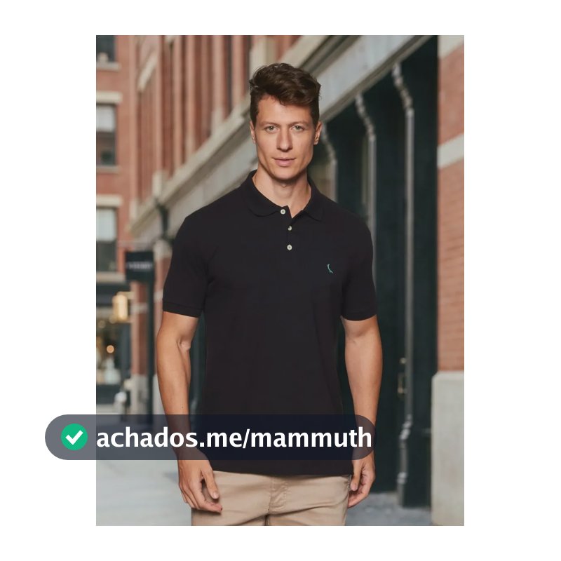 Polo Piquet Basica Masculino Reserva Preto Não Aplica G Lisa