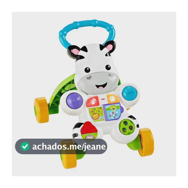 Andador Zebrinha Com Atividades Luzes E Sons Fisher-price Multicolor